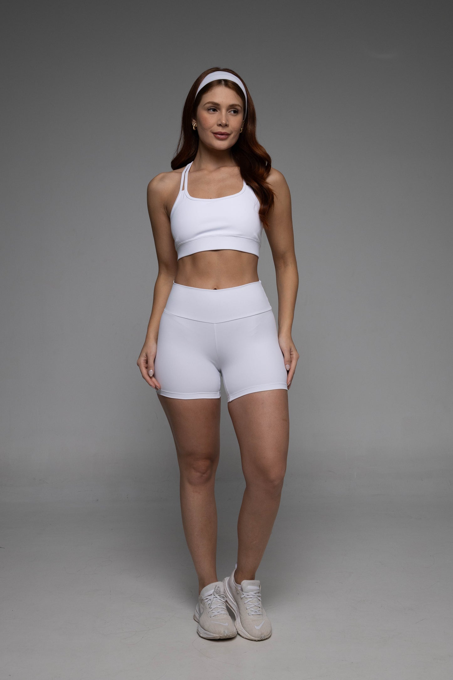 Short crossfit branco