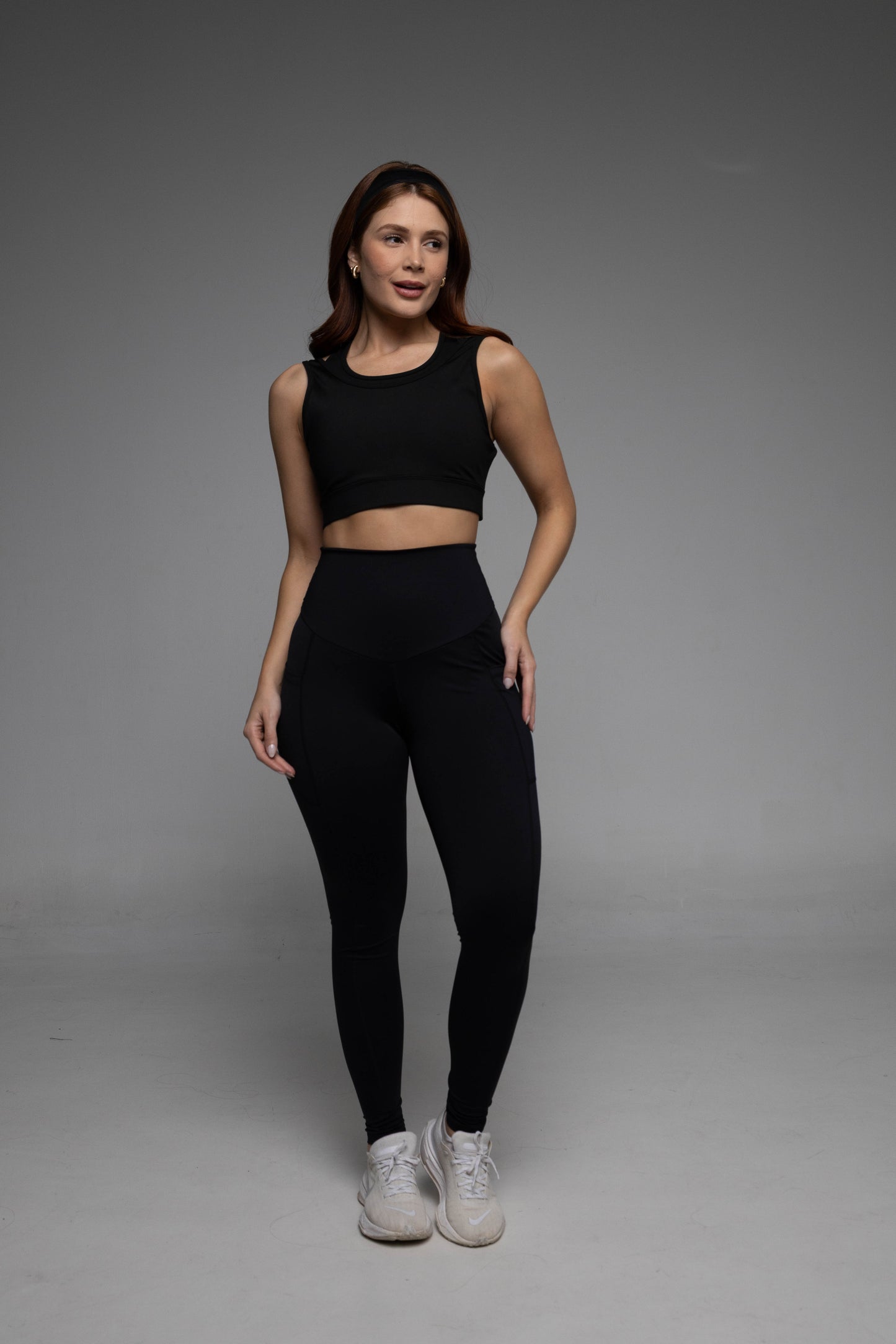 Top Jade duplo preto