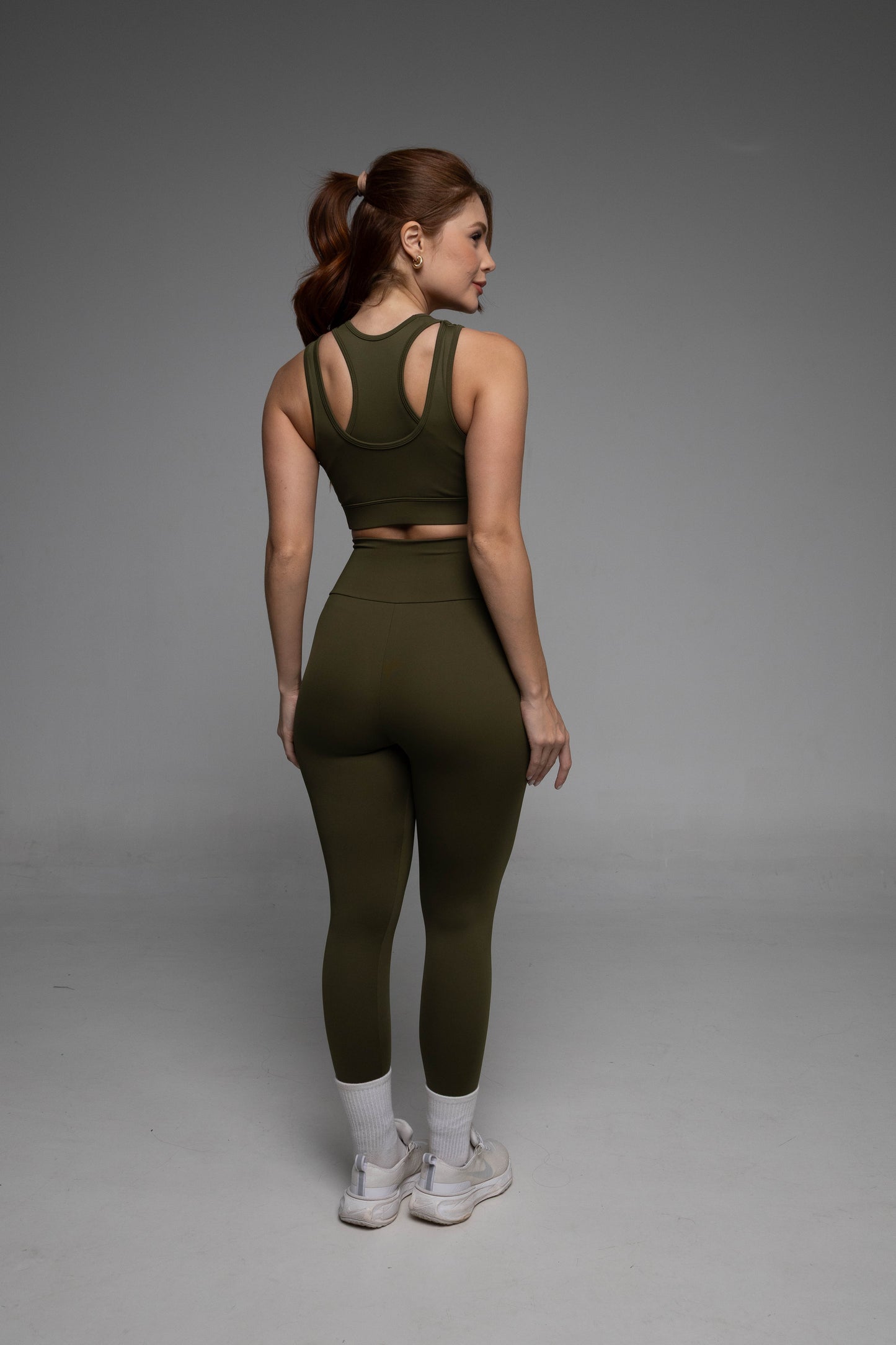 Top Jade duplo verde pantanal